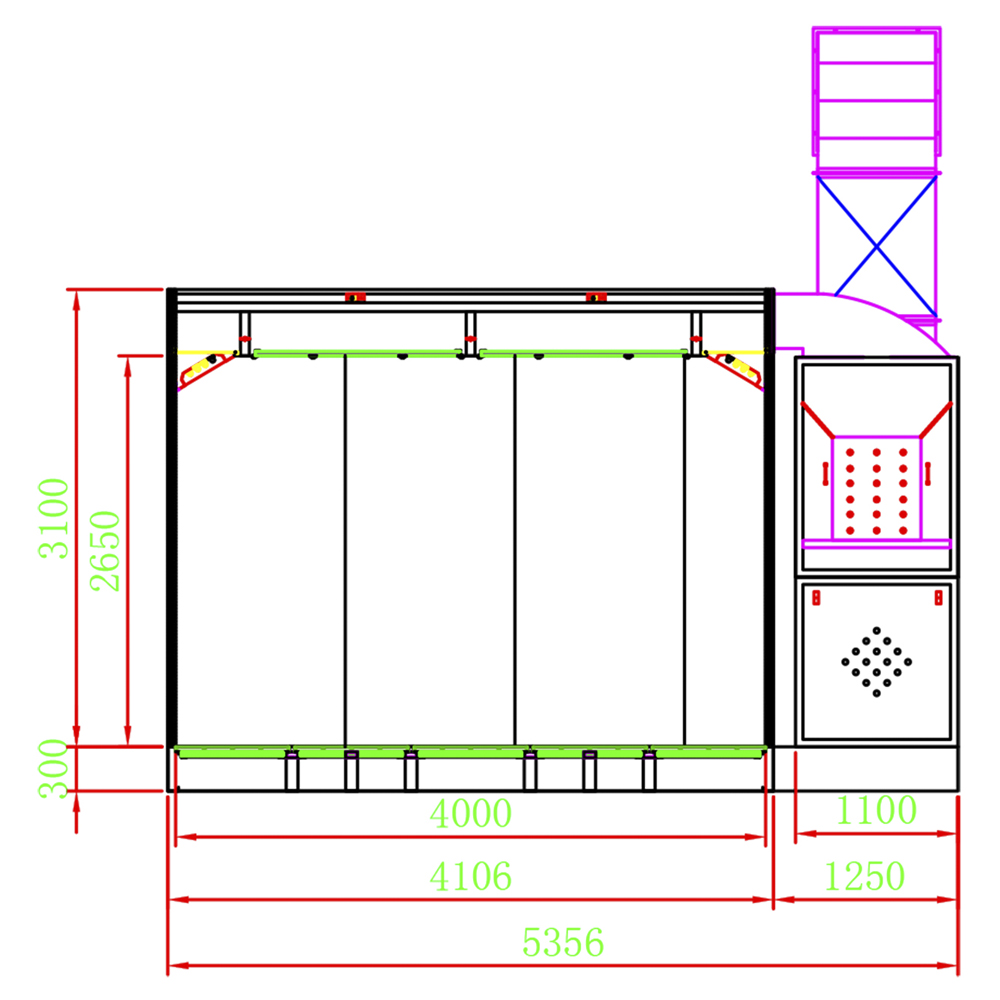 Покрасочная камера WDK-210ER