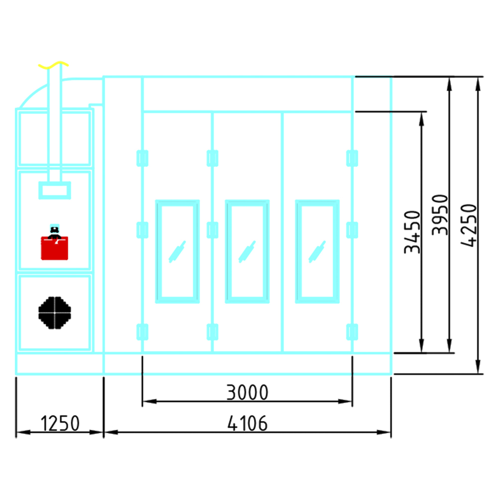 Покрасочная камера WDK-210H