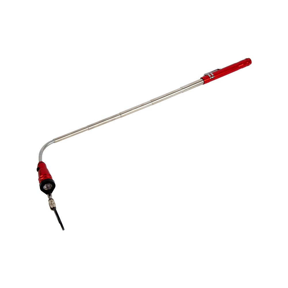 Фонарь на гибкой рукоятке с зеркалом WDK-65453 (RED)